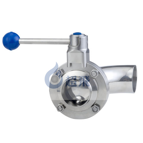 衛(wèi)生級帶彎頭蝶閥